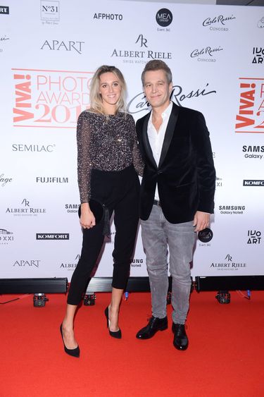 Michał Żebrowski z żoną Aleksandrą - VIVA! Photo Awards 2017