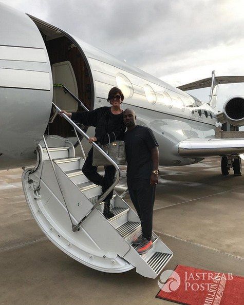 Kris Jenner i Corey Gamble w Paryżu