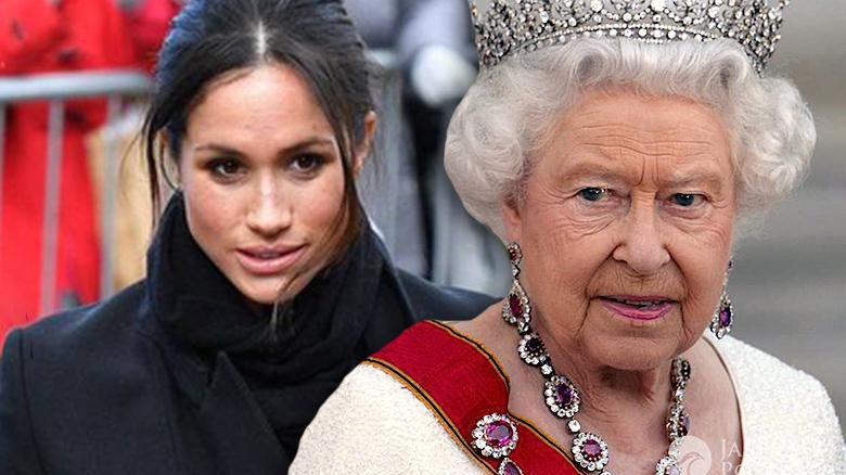 Królowa Elżbieta II Meghan Markle