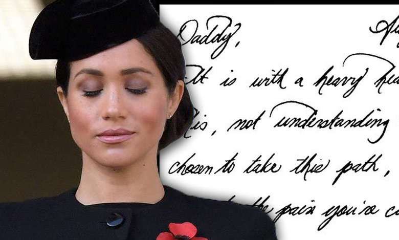 Meghan Markle napisała do ojca szczery list! Nie spodziewała się, że wycieknie do sieci w całości!