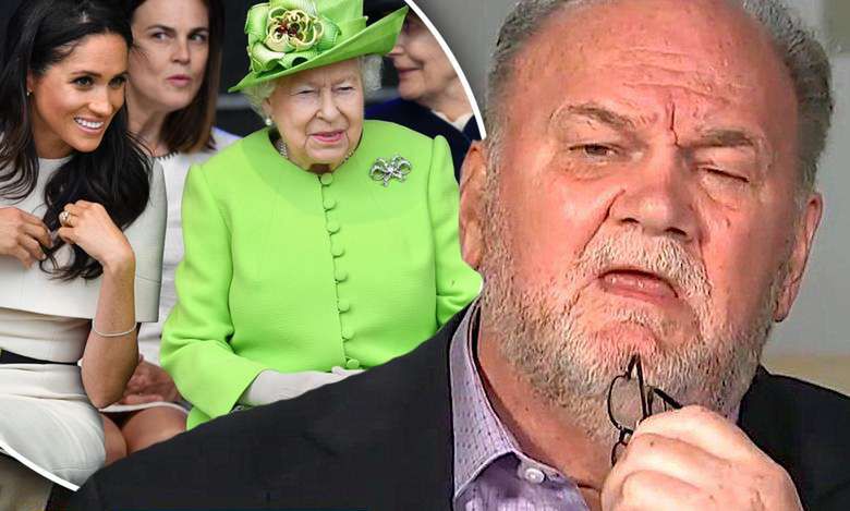 Królowa Elżbieta II Thomas Markle