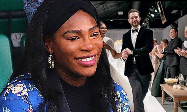 Piękna Serena Williams stanęła przed ołtarzem i zachwyciła! W tej ślubnej kreacji zostawiła w tyle wszystkie inne gwiazdy!
