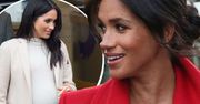 Meghan Markle sprytnie eksponuje brzuszek! Jeden gest sprawia, że jej ciążowe krągłości zawsze są na pierwszym planie [WIDEO]