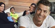 Cristiano Ronaldo i Georgina Rodriguez szaleją z dziećmi na basenie! Eva i Mateo to wykapany tata!