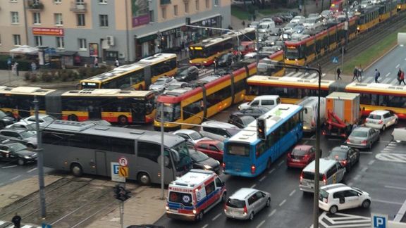 Powodem zatoru była drobna usterka techniczna