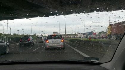 Tak wygląda sytuacja na obwodnicy w okolicach Gdańska.