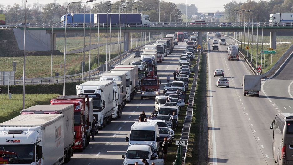 Korki są większe także przez remont A4 w pobliżu Wrocławia (zdj. ilustracyjne)