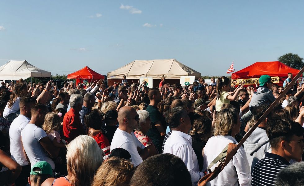 Na festynie w Borkach-Kosach świetnie bawili się ludzie w każdym wieku 