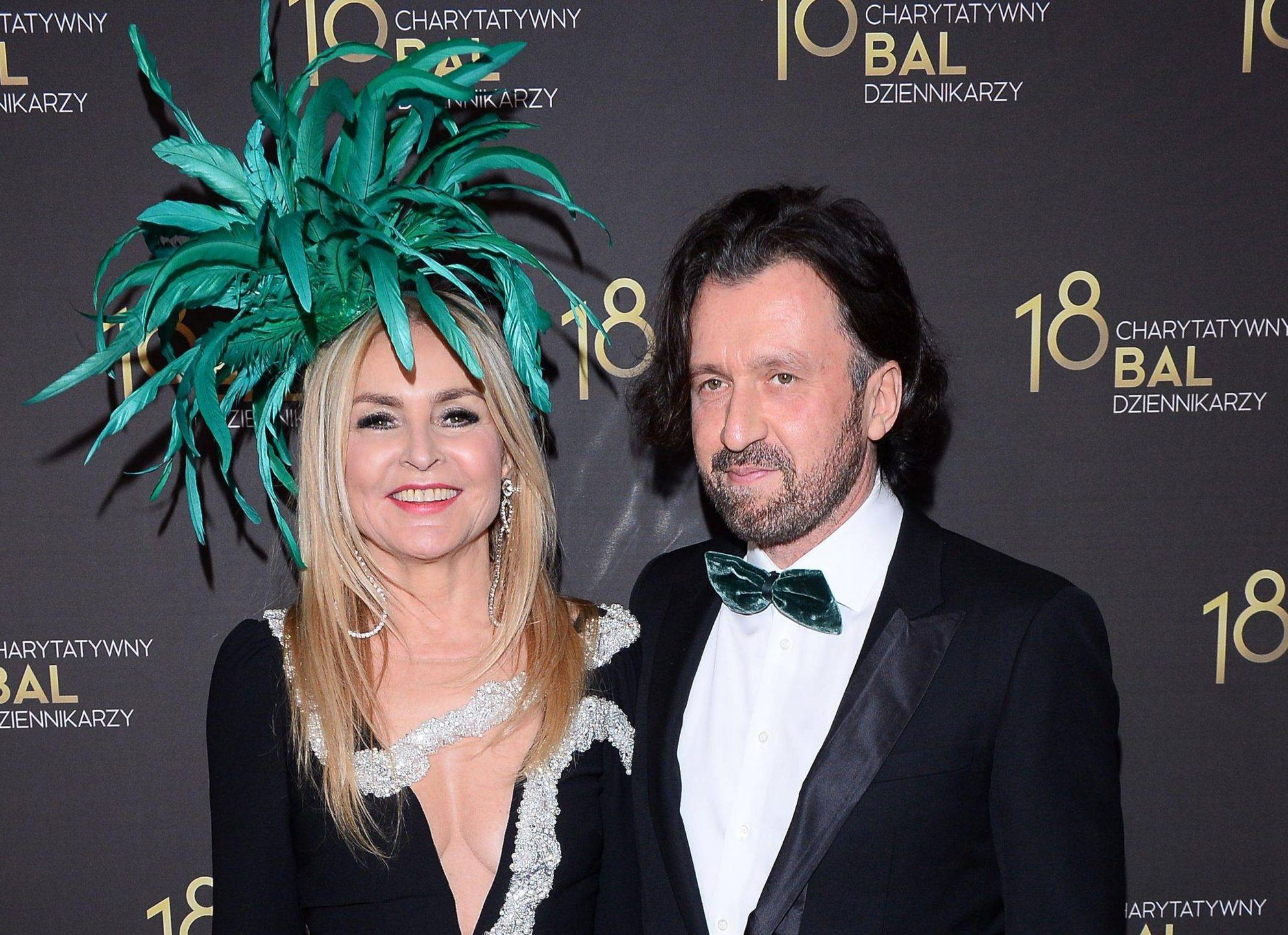 Monika Olejnik i Tomasz Ziółkowski - Bal Dziennikarzy 2018