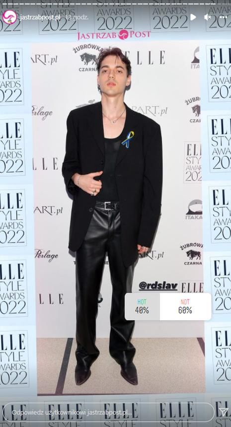 Radek Pestka.  Elle Style Awards 2022