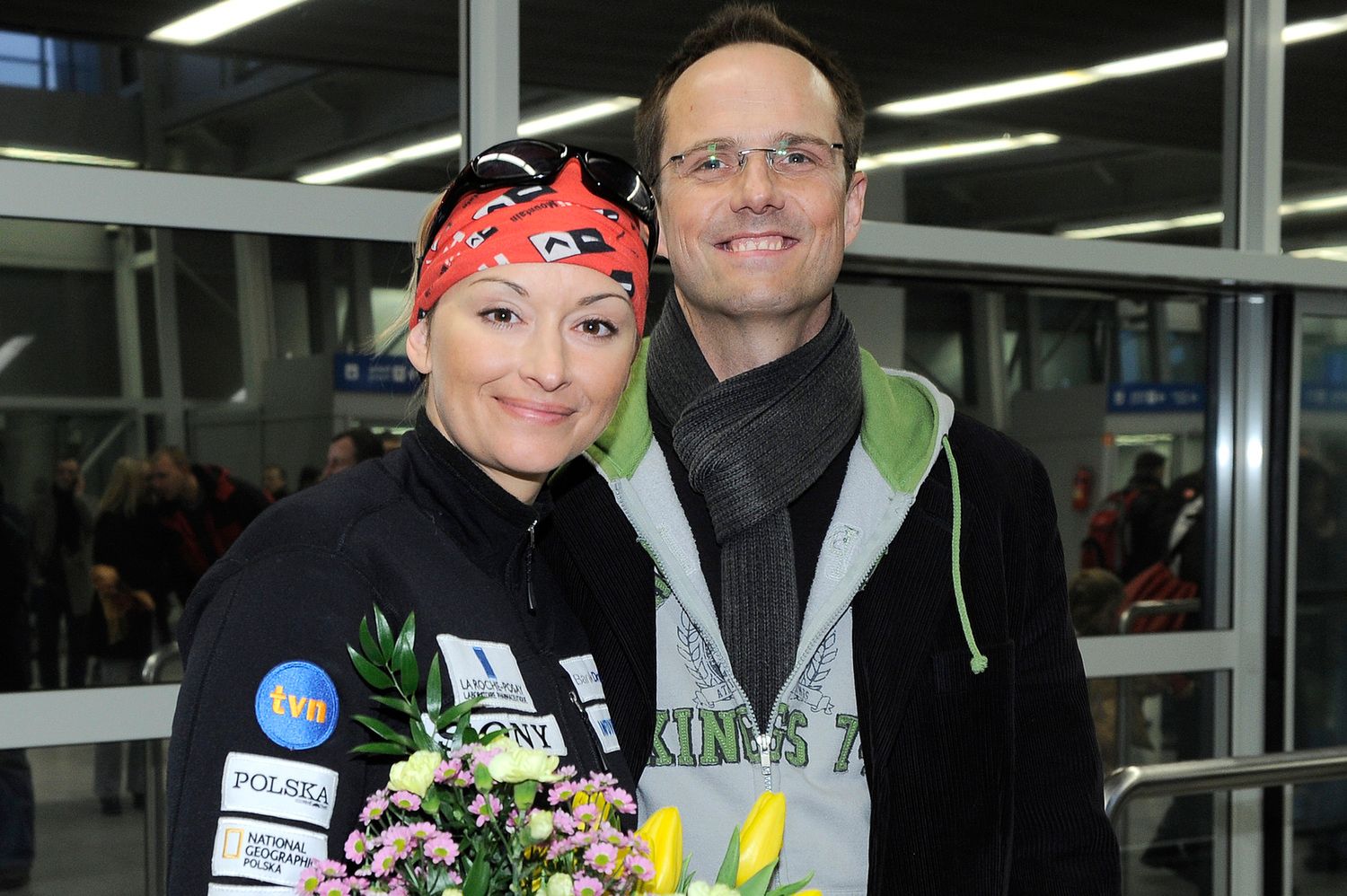 Martyna Wojciechowska i Jerzy Błaszczyk 
Fot.akpa