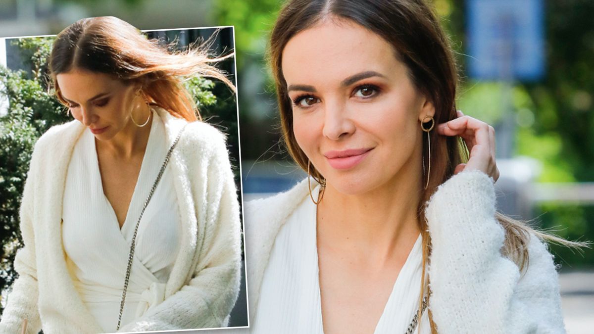 Ania Wendzikowska w bieli