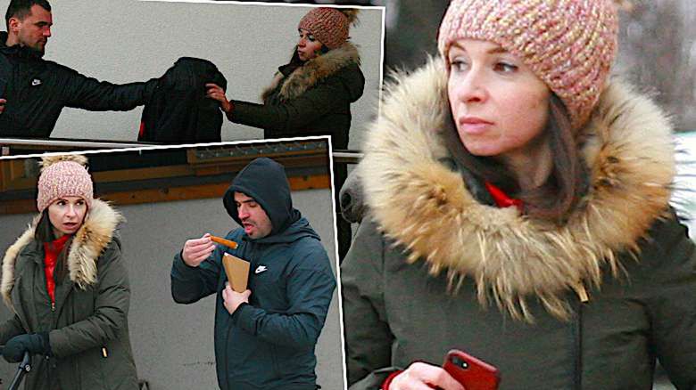 Marta Kaczyńska z byłym mężem