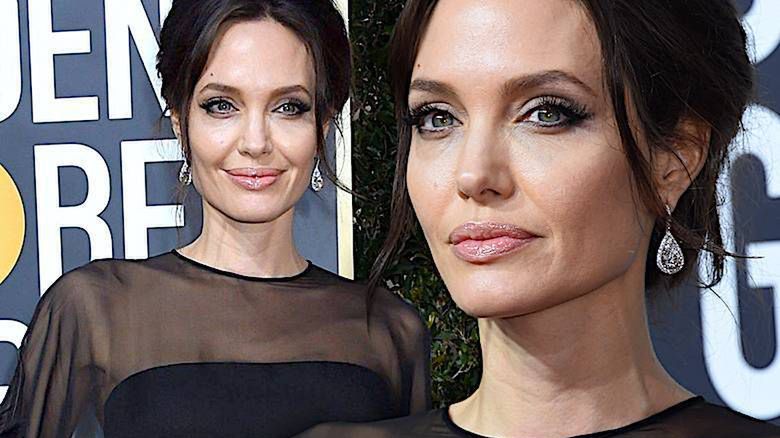 Angelina Jolie Złote Globy 2018 kreacja