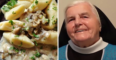 Siostra Aniela robi kopytka, jak nikt inny. Podaje je z przebojowym sosem na bazie ulubionego składnika Polaków