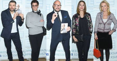 Gwiazdy na premierze książki Piotra Gąsowskiego: Marcin Dowbor, Anna Oberc, Anna Jurksztowicz, Ilona Felicjańska i inni...