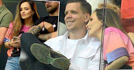 Marina romantycznie wtulona w Wojtka Szczęsnego na meczu! Takich amorów dawno nie było na stadionie!