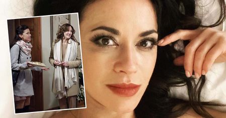 Pamiętacie piękną Włoszkę z „Rancza”? Anna Iberszer skończyła 45 lat i pokazała się w samych szpilkach. Ciało jak marzenie