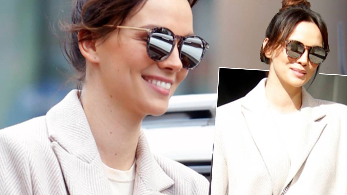 Paulina Krupińska przed studiem Dzień Dobry TVN