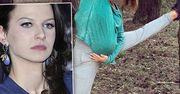 Gwiazda z wielkim ciążowym brzuchem robi cuda w parku! Nawet Anna Lewandowska tak nie szalała, gdy była w ciąży