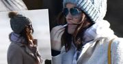 Agnieszka Radwańska przyłapana na spacerze. Jej ciążowe krągłości pięknie rysują się pod płaszczem