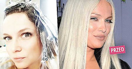 Seksowna Joanna Liszowska już nie jest blondynką! Aktorka ostro zaszalała u swojego fryzjera!