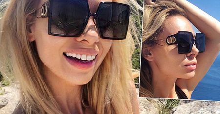 Izabela Janachowska w okularach Diora. Na celowniku jej usta: "Przekonała mnie pani do powiększenia"