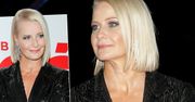 Małgorzata Kożuchowska cała w cekinach błyszczała na premierze filmu. Mogła być wpadka, a wyszło pięknie