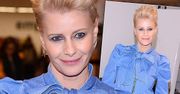 Małgorzata Kożuchowska w dżinsowym kombinezonie. Wyglądała nieziemsko, ale to dodatki zrobiły cały look
