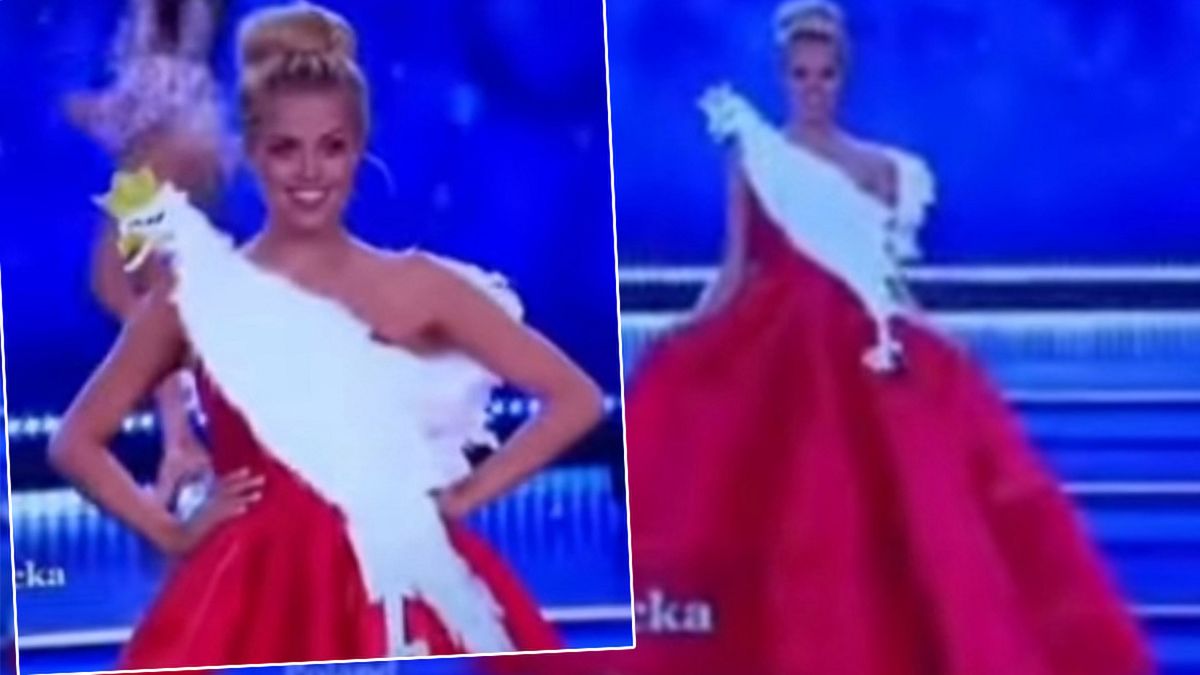 Sukienka z orłem była koszmarem? To zobaczcie kreację Polki na Miss World w 1995 roku. To dopiero modowy dramat