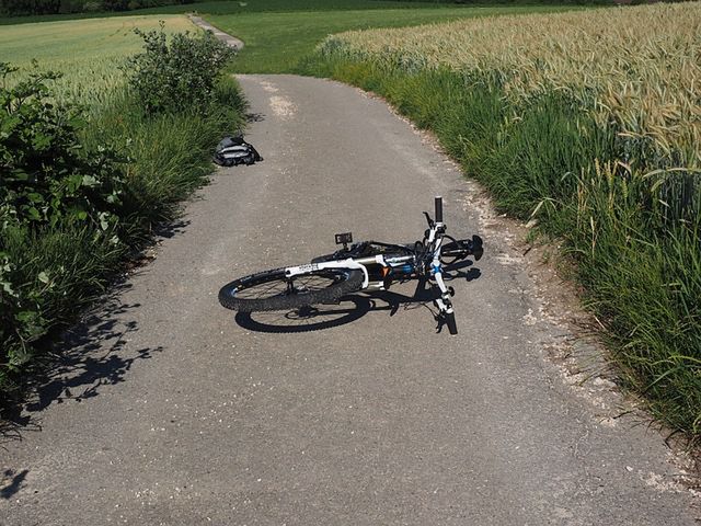 Pijany rowerzysta zderzył się z sarną