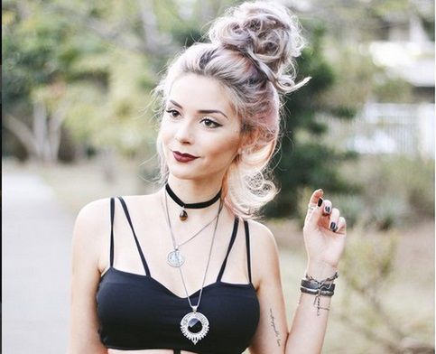 Blond modelka 