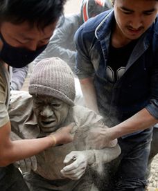Potężne trzęsienie ziemi w Nepalu