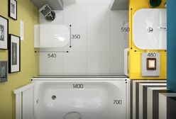 Mała łazienka: wymagane odległości, porady architekta