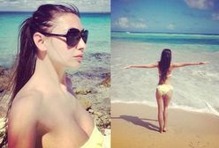 Angelika Fajcht odpoczywa na Karaibach!