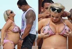 Ciężarna Kerry Katona w bikini!