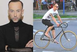 Wypoczęty Nergal na przejażdżce rowerowej