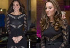 Księżna Kate w prześwitującej sukience! Podkreśliła kobiece kształty