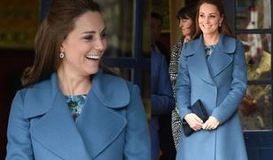 Księżna Kate cała na niebiesko