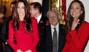 Księżna Kate w czerwieni z gwiazdami kina!