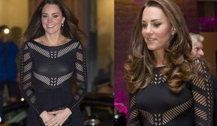 Księżna Kate w prześwitującej sukience! Podkreśliła kobiece kształty