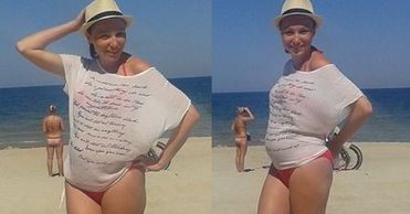 Borkowska pochwaliła się ciążowym brzuszkiem na plaży!
