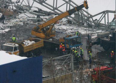 Niemal połowa powierzchni katowickiej hali jest już odkryta