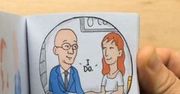 Zilustrował swój związek w ręcznie malowanej książeczce