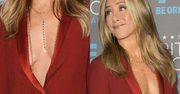 Smutny dekolt Jennifer Aniston