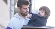 Gerard Pique odbiera syna z przedszkola