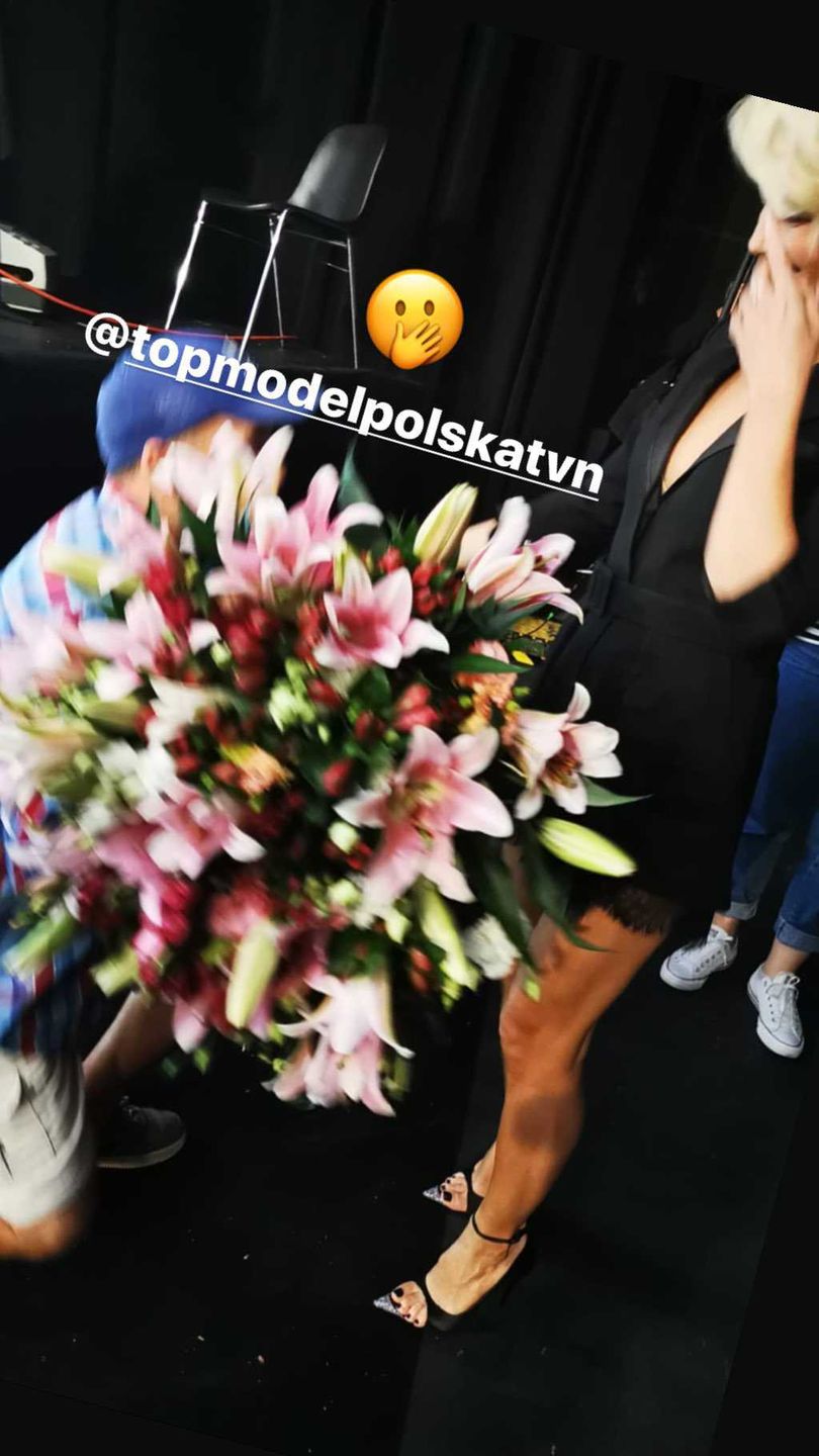 Małgorzata Kożuchowska na planie Top Model
