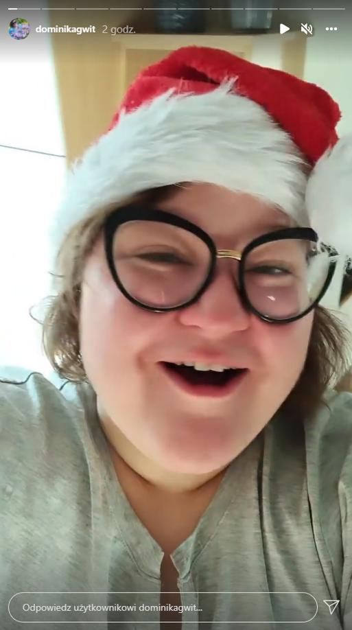 Dominika Gwit rozpoczęła przygotowania do świąt