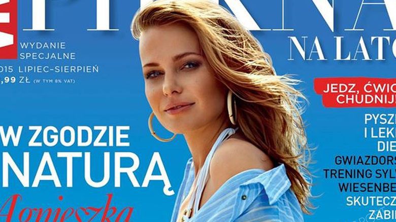 Agnieszka Cegielska na okładce Vivy! Piękna na lato, fot. Facebook