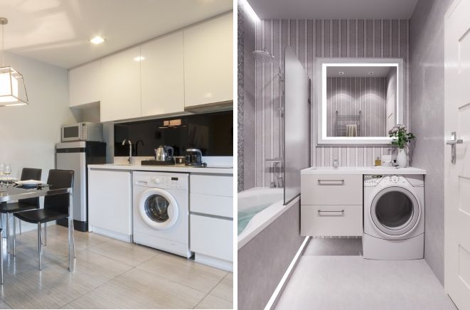 Gdzie trzymać pralkę - w kuchni czy w łazience?